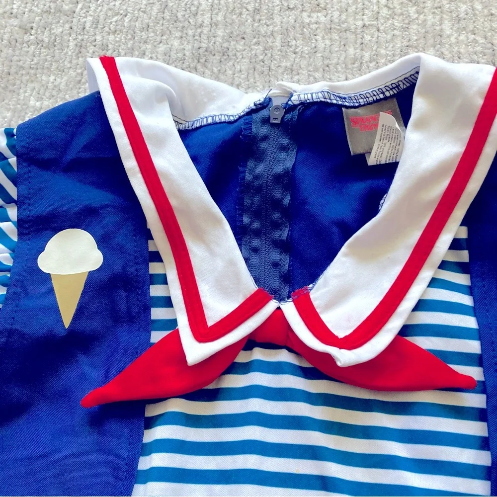 Stranger Things Girls XL Scoops Ahoy‎ Costume | Robin Outfit Kids 14/16 Cosplay
